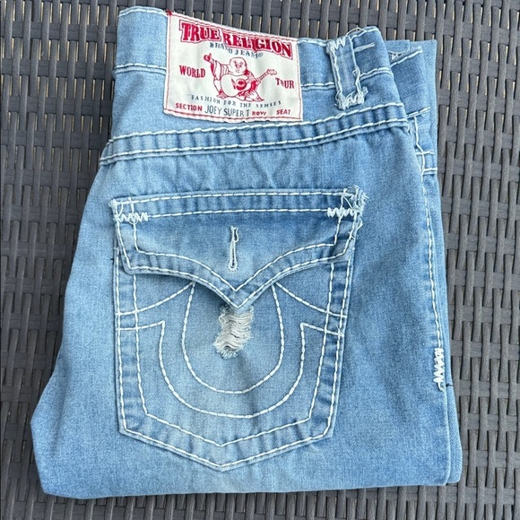 True Religion Other - True Religion Joey Super T Light Blue Denim Men's Jeans Size 36